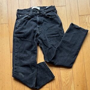 Hollister Men's Dark Gray Straight Jeans
